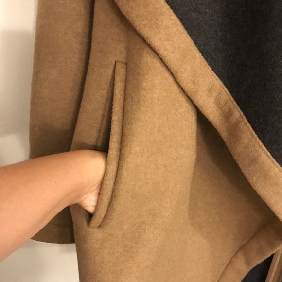 Like New Vince Camuto Jacket Camel/charcoal M - Picture 5 of 8